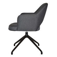 Lex Cotton-Blend Trestle Armchairs (Set of 2)